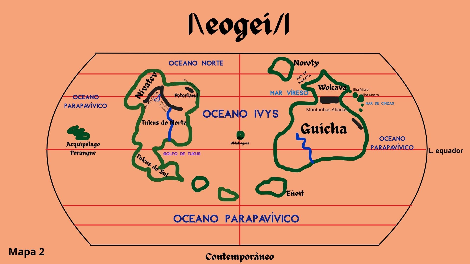 Mapa de Neogeia